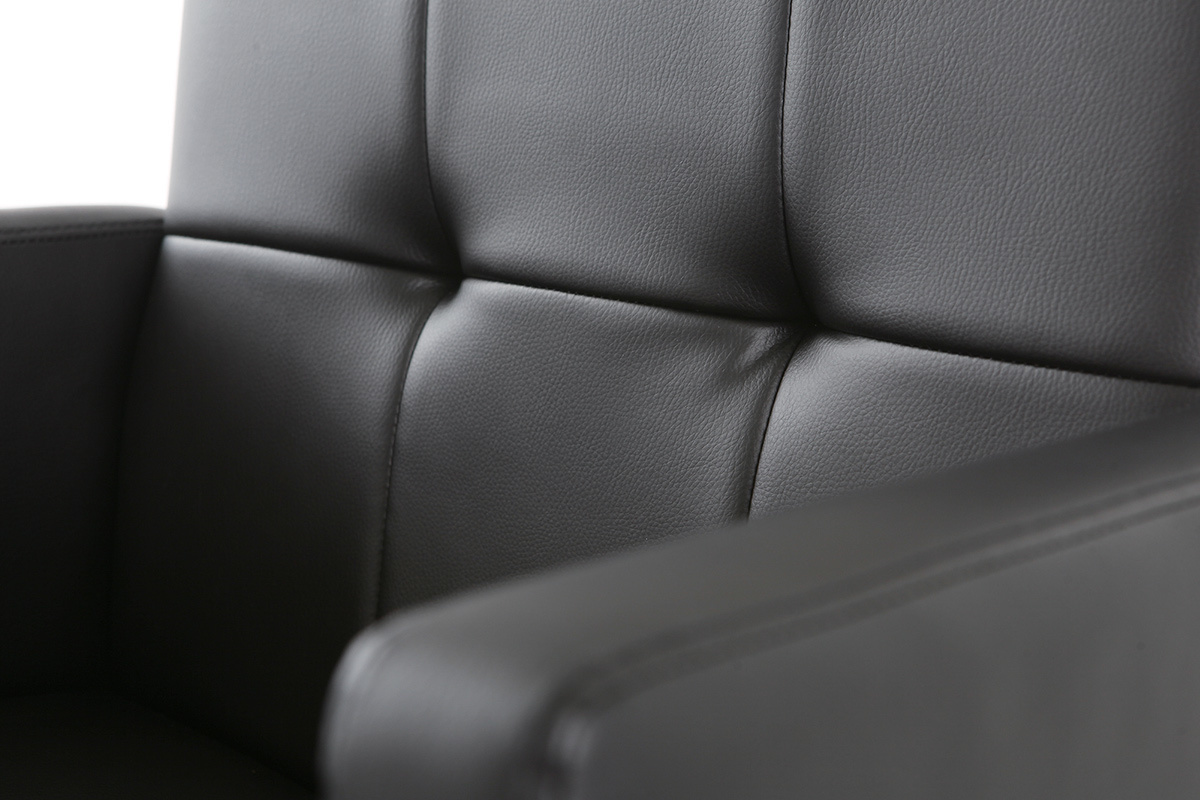 Tabouret de bar design noir BLAKE