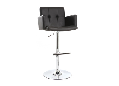 Tabouret de bar design noir BLAKE
