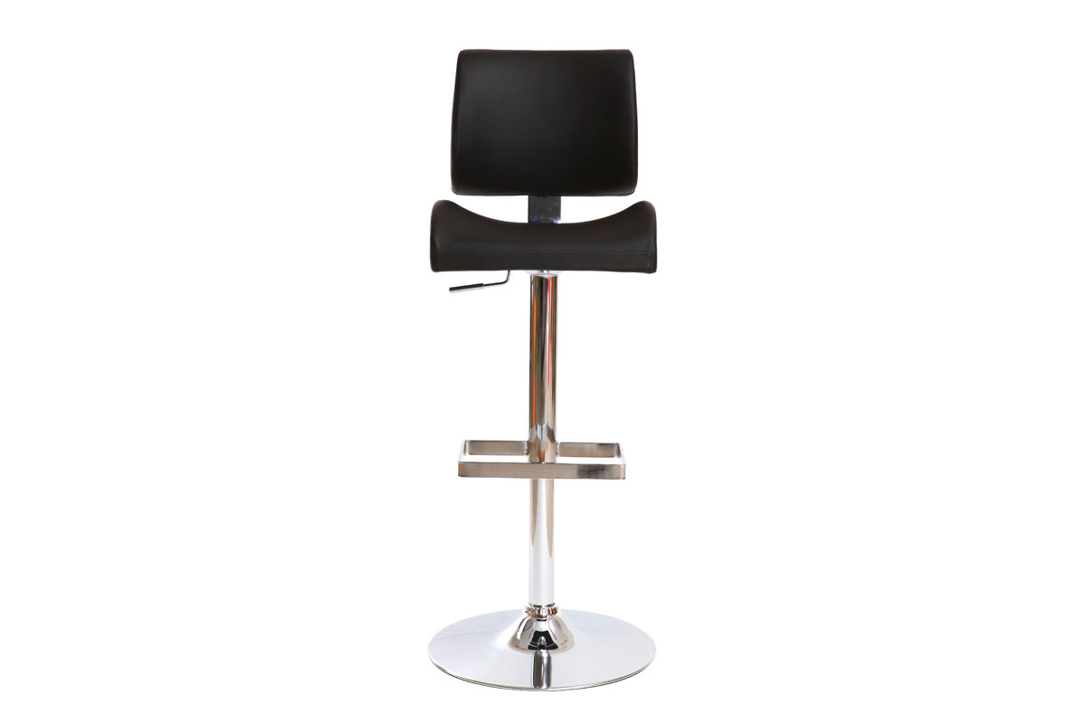 Tabouret de bar design noir CERES