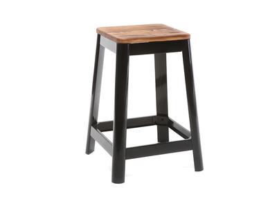 Tabouret de bar design noir H65cm NICK