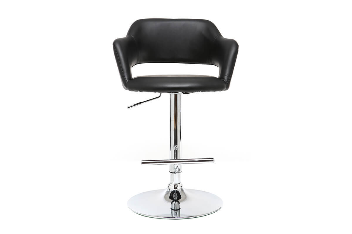 Tabouret de bar design noir JESSY