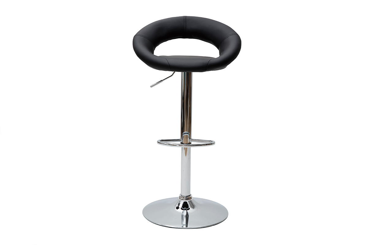 Tabouret de bar design noir NEWTON