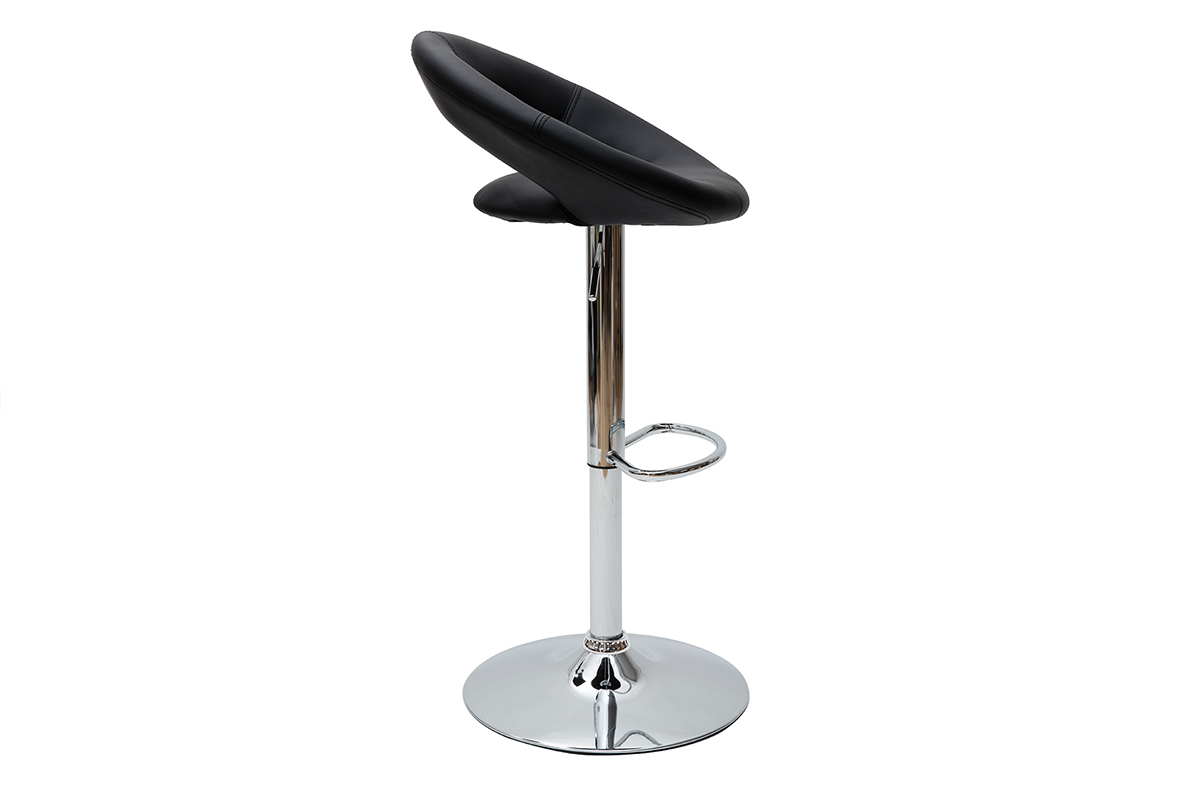 Tabouret de bar design noir NEWTON