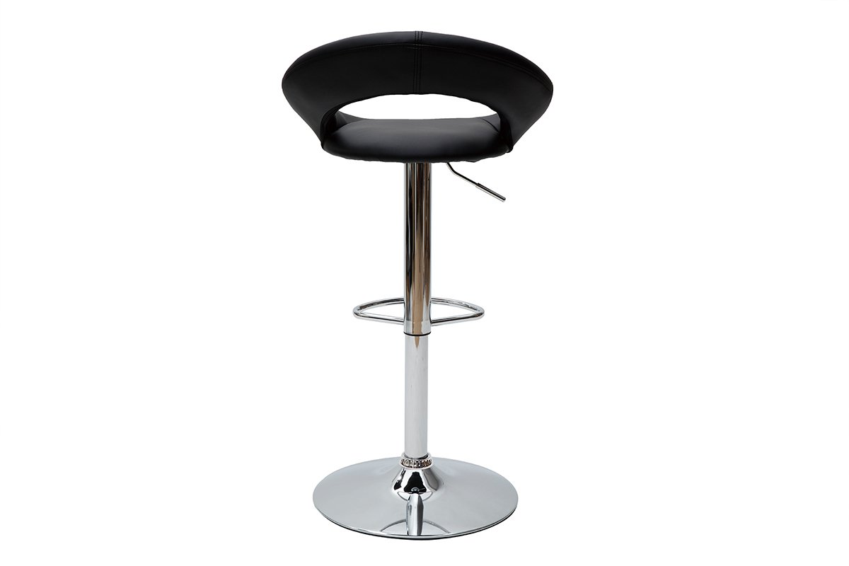 Tabouret de bar design noir NEWTON