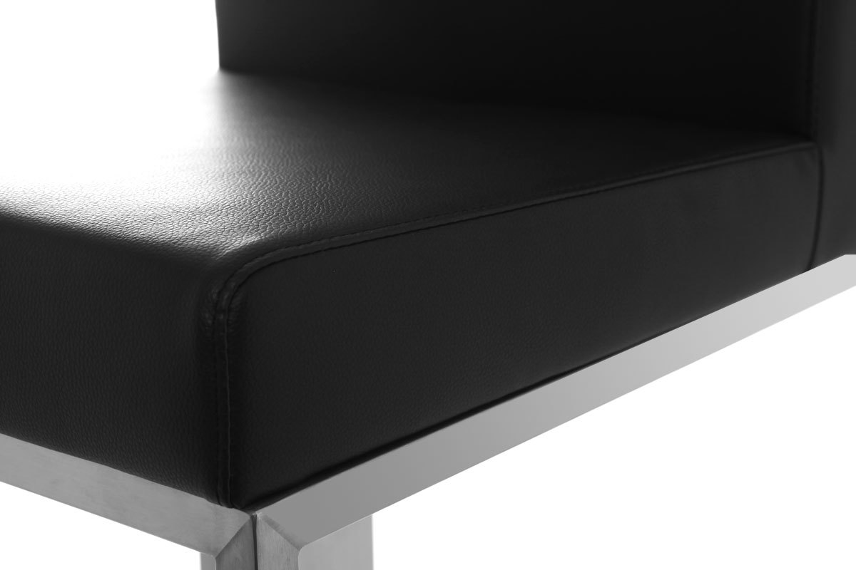 Tabouret de bar design noir OMEGA