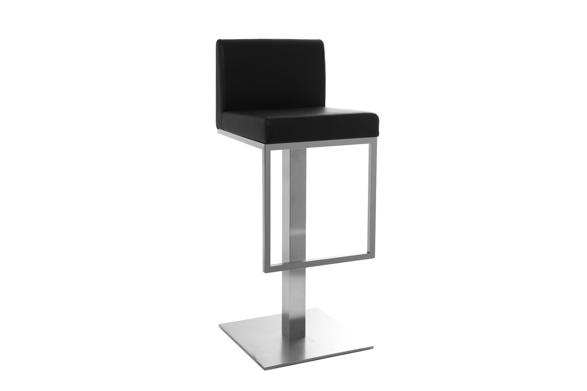 Tabouret de bar design noir OMEGA