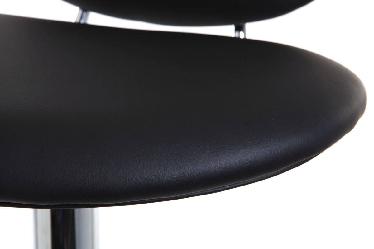 Tabouret de bar design noir STONE