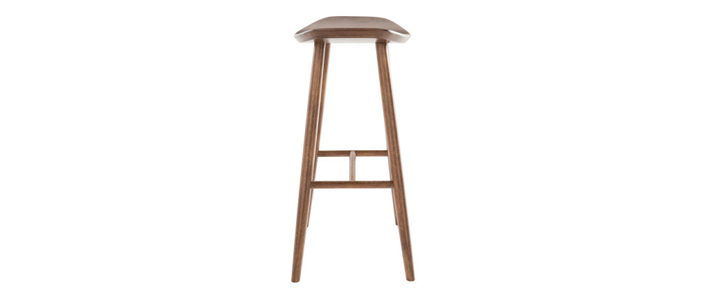Tabouret de bar design noyer 72 cm DEMORY