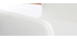 Tabouret de bar design polyuréthane blanc et bois clair RAY