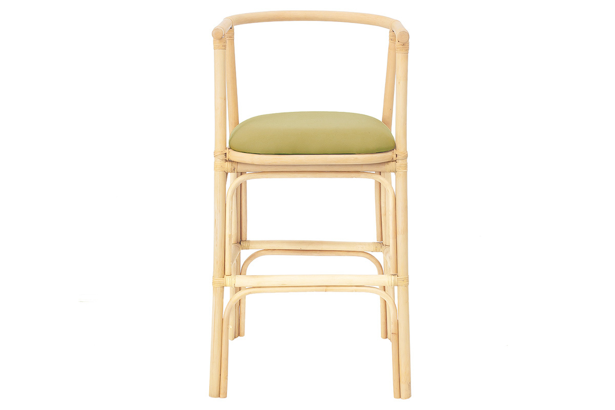 Tabouret de bar en rotin JUNGLE