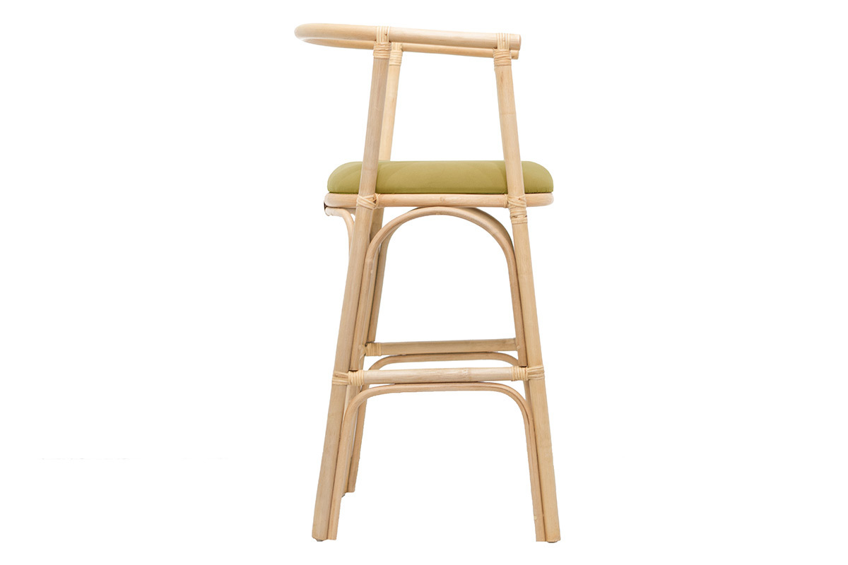 Tabouret de bar en rotin JUNGLE