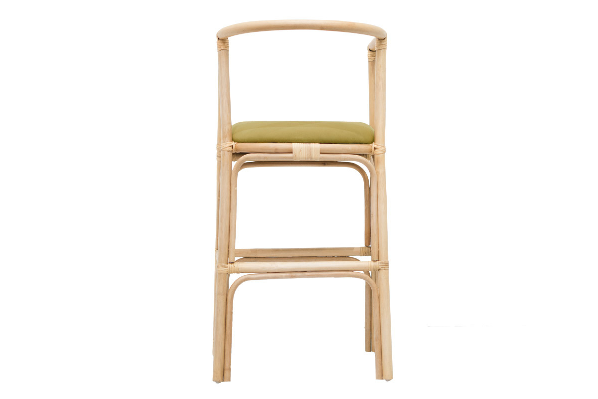 Tabouret de bar en rotin JUNGLE