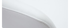 Tabourets de bar design blancs H66 cm (lot de 2) ARSENE