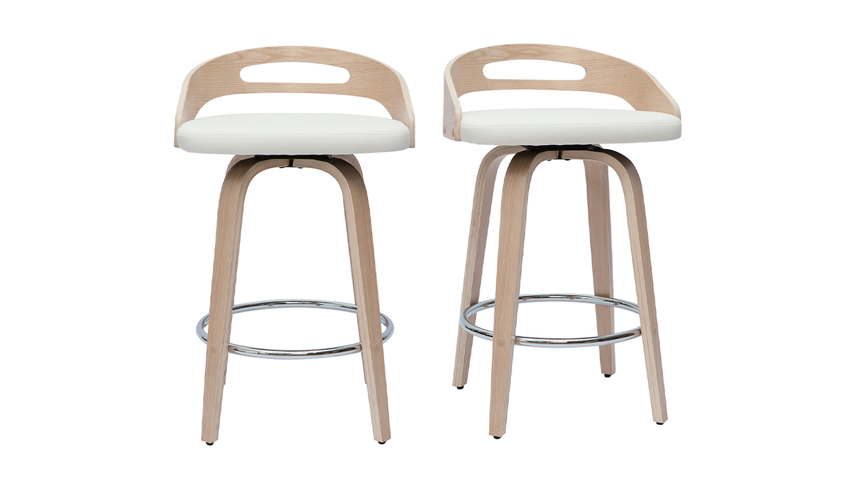 tabourets-de-bar-design-bois-clair-et-polyur-thane-blanc-65cm-lot-de-2