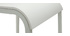 Tabourets de bar design empilables blancs H65 cm (lot de 2) KUPA