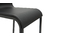 Tabourets de bar design empilables noirs H65 cm (lot de 2) KUPA