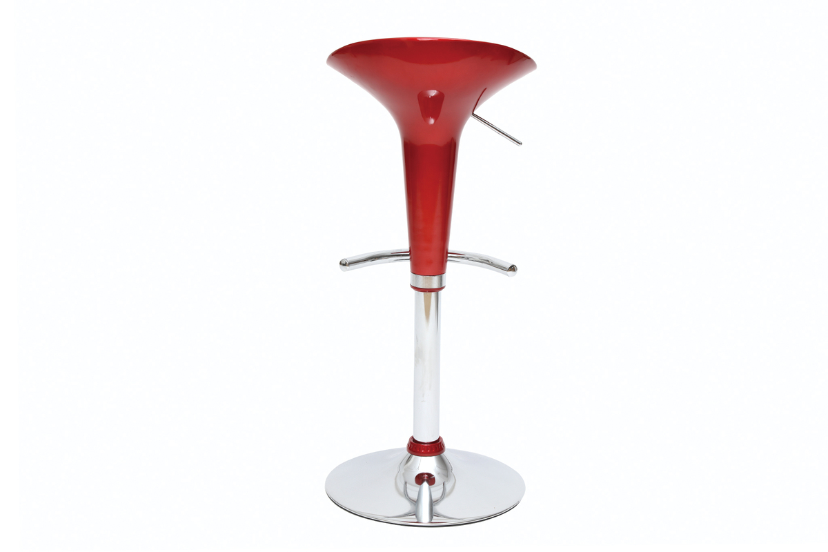 Tabourets de bar design lie de vin GALAXY (lot de 2)