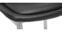Tabourets de bar design noirs H66 cm (lot de 2) ARSENE