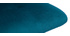 Tabourets de bar design réglables velours bleu pétrole (lot de 2) ESCAPE