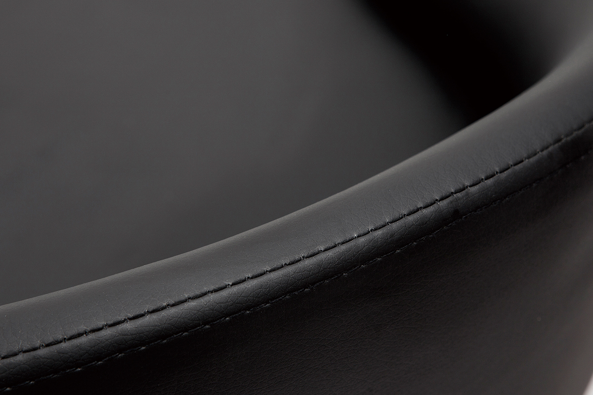 Tabourets de bar design relevables noirs (lot de 2) REYNOLD