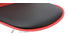 Tabourets de bar design rouge et noir (lot de 2) STEEVY
