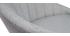 Tabourets de bar design tissu gris clair 65 cm (lot de 2) SHERU