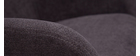 Tabourets de bar effet velours gris foncé H67 cm (lot de 2) AMIKA