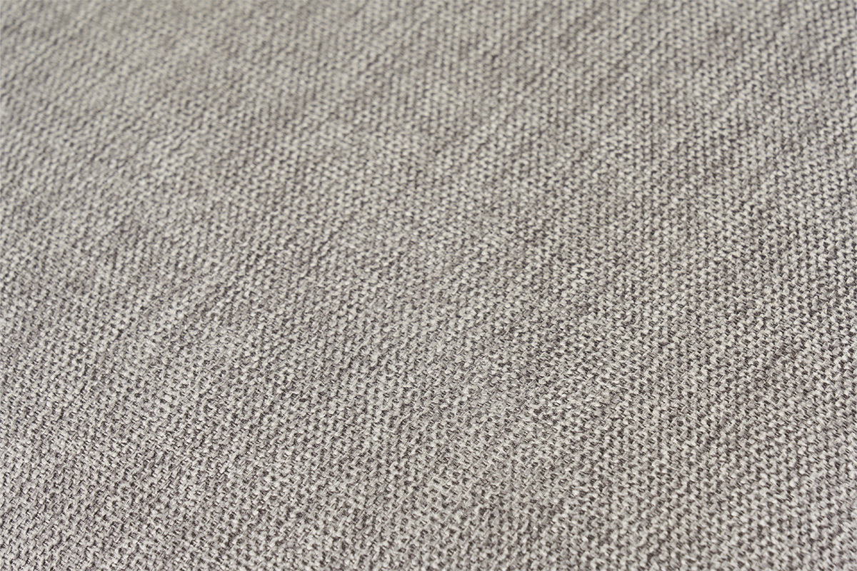 Tissu effet velours textur� gris des tabourets de bar PULSO.