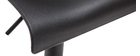 Tabourets de bar réglables design en métal noir (lot de 2) ONA