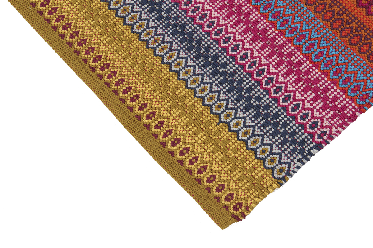 Tapis � motifs multicolore 140 x 200 cm SENEGAL