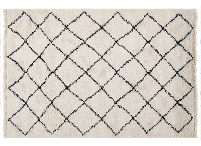 Tapis berbère écru 200 x 300 cm ZELIA