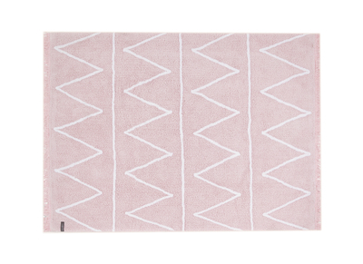 Tapis coton 120x160cm rose ALISHIA