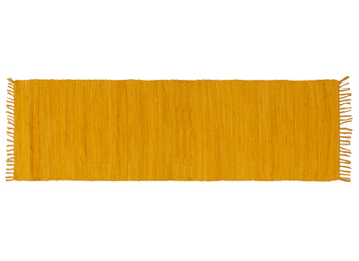 Tapis de couloir coloris jaune cumin 60 x 200 cm AUBAGNE