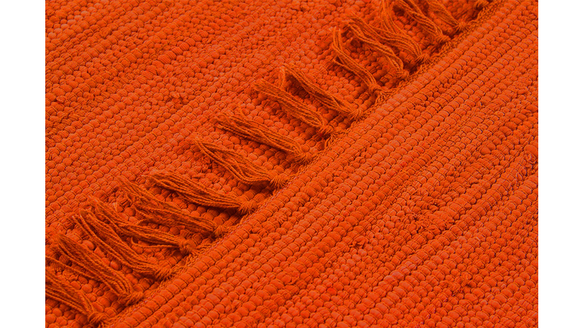 Tapis de couloir coloris orange 60 x 200 cm AUBAGNE