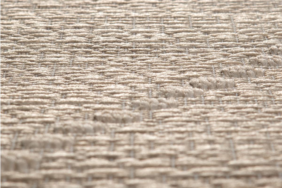 Tapis / Descente de lit pour l'int�rieur et l'ext�rieur beige 60 x 110 cm ASMA