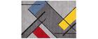 Tapis design multicolore 160 x 230 cm MATISS