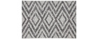 Tapis d'extérieur à motif géométrique gris 200 x 280 cm LUDI