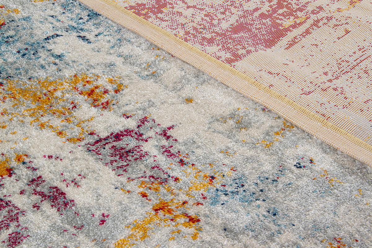 Tapis �cru et multicolore 160 x 230 cm CAPS