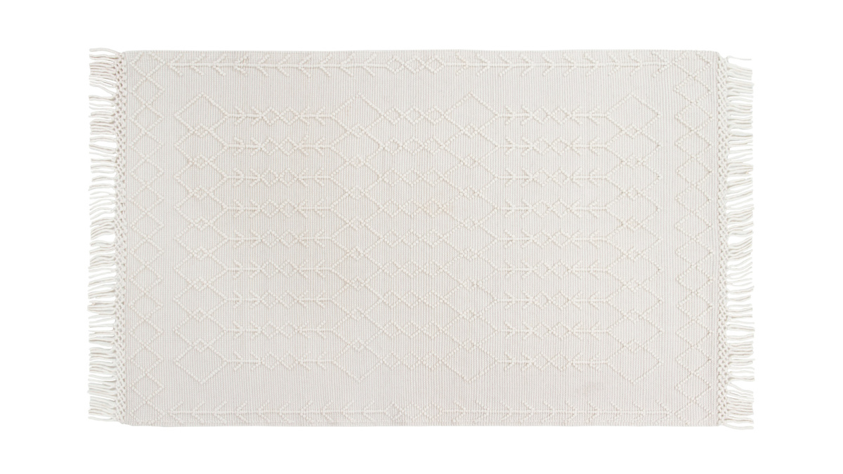 Tapis en laine et coton tissé à la main 160 x 230 cm DENALI