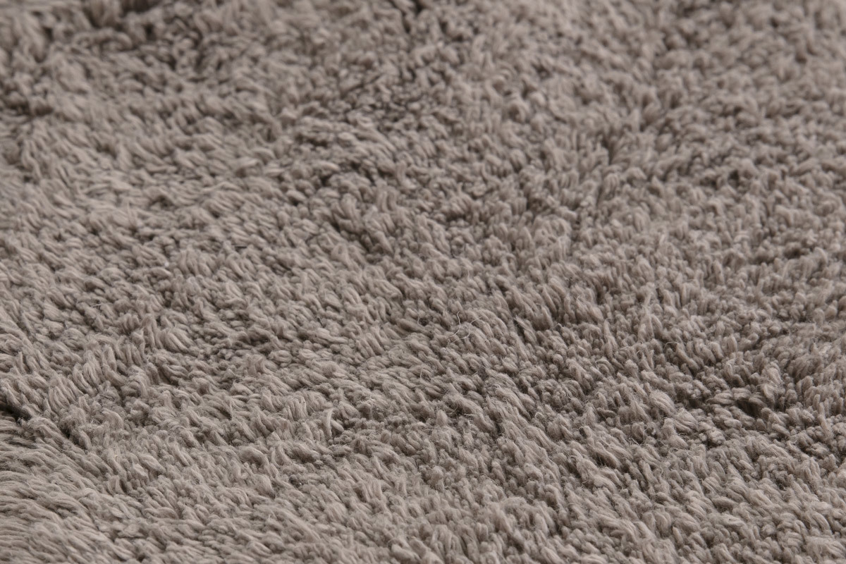 Tapis enfant en coton taupe 80x100 cm TEDDY