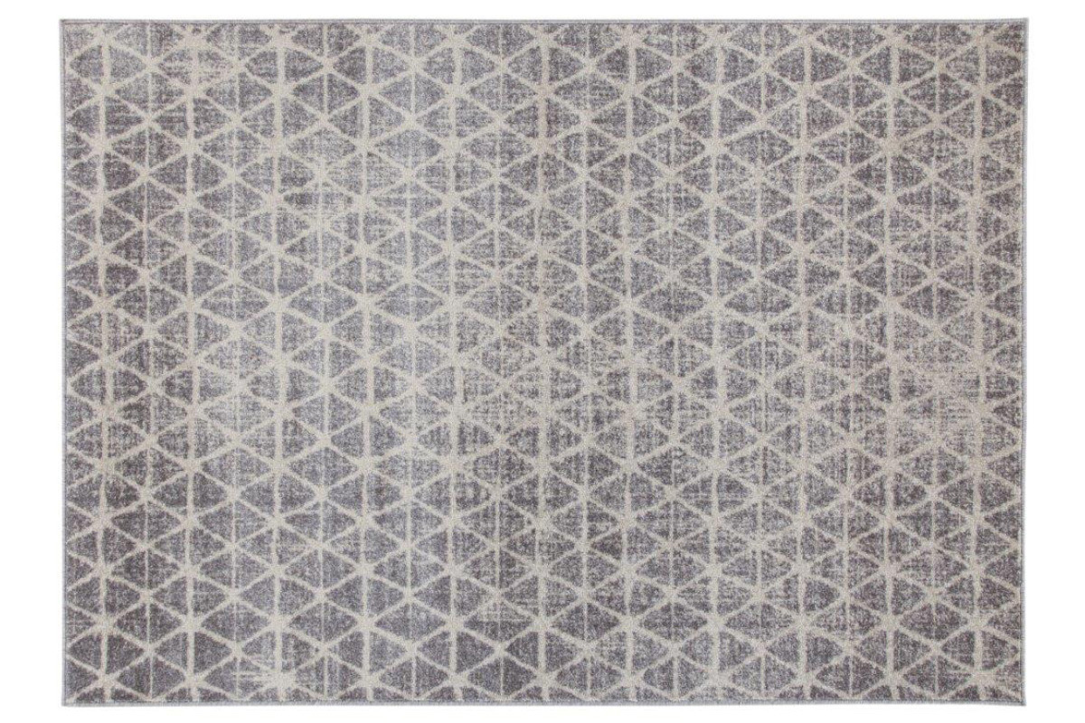 Tapis graphique beige 150 x 200 cm FLAKE