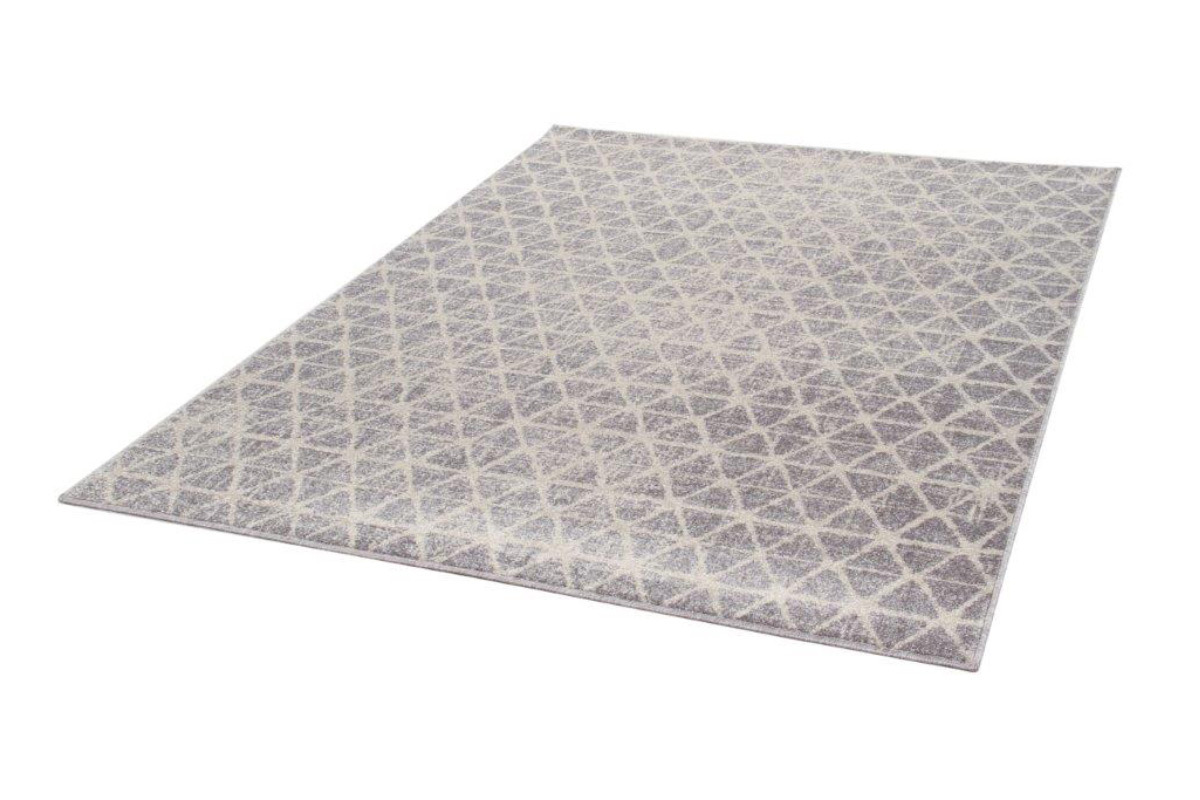 Tapis graphique beige 150 x 200 cm FLAKE