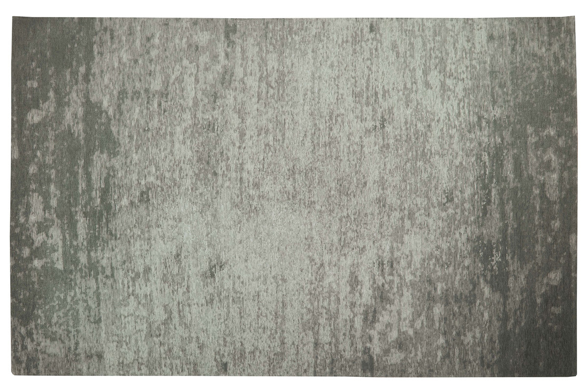 Tapis gris acrylique - coton 155x230 STONE