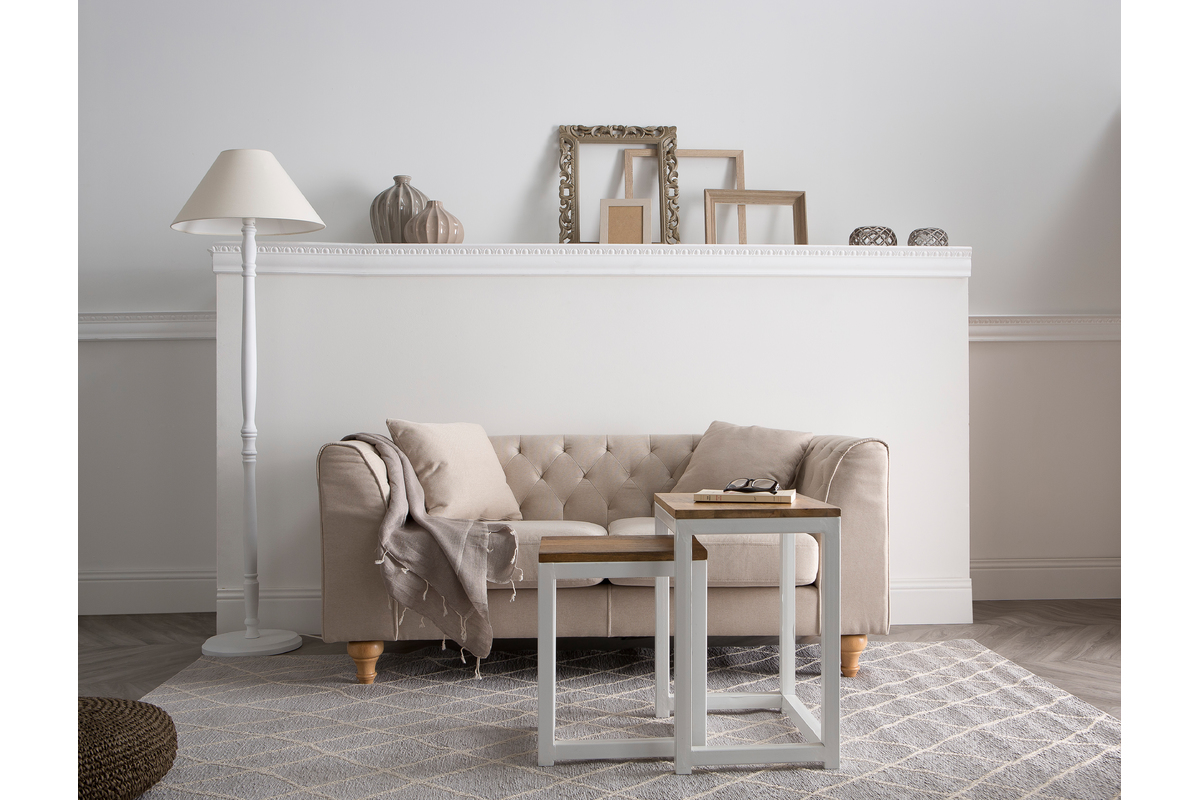 Tapis gris clair polypropyl�ne 160x230 FLOW