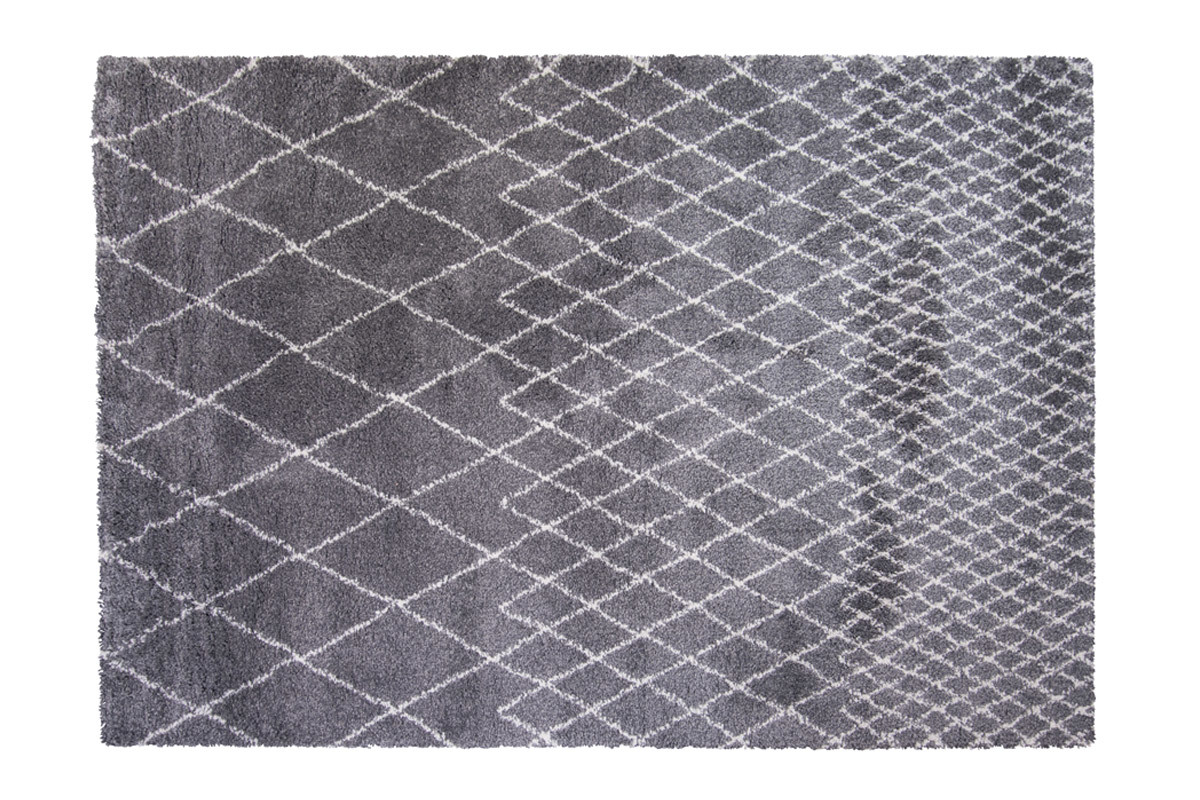 Tapis gris clair polypropyl�ne 160x230 LATTICE