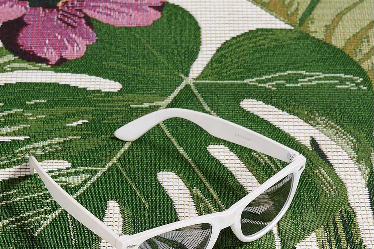 Tapis int�rieur ext�rieur � motifs multicolore 160 x 230 cm TAHIA