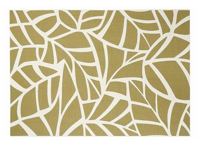 Tapis int&eacute;rieur ext&eacute;rieur blanc cr&egrave;me et vert 160 x 230 cm GARANCE