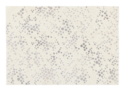 Tapis ivoire &agrave; motifs 200 x 300 cm BULLES