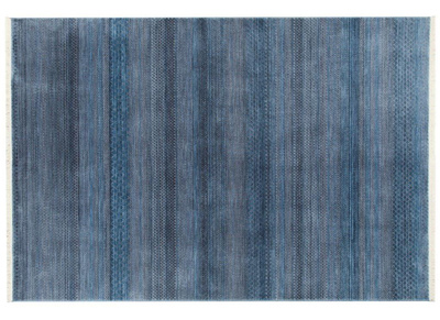 Tapis moderne &agrave; motifs bleus 160 x 230 cm INDIGO