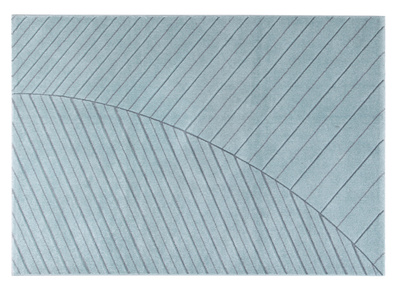 Tapis moderne bleu clair 160 x 230 cm PALM